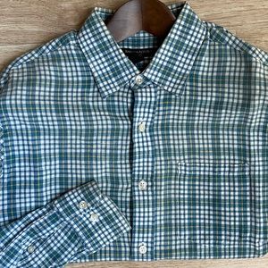 BR  Button down shirt green - size S